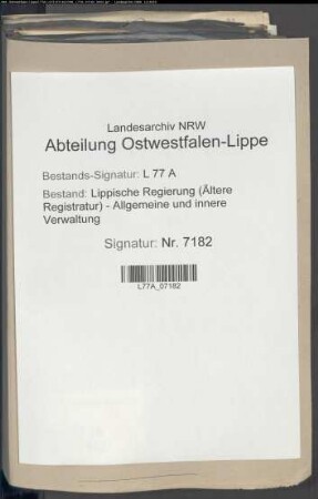 Versorgung einquartierter kranker Soldaten (Militärhospital) [Einquartierungs-Hospital-Sachen], Bd. 1