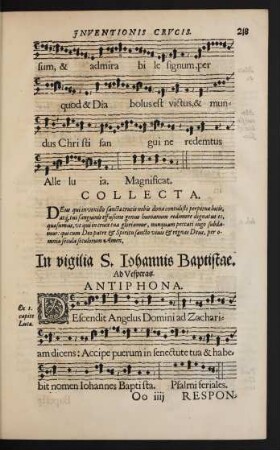 In vigilia S. Iohannis Baptistae.