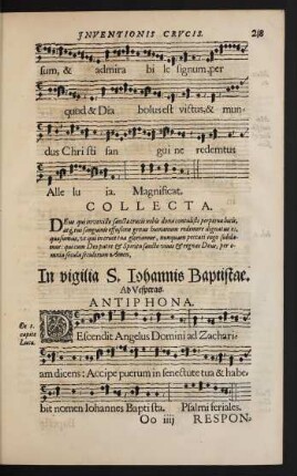 In vigilia S. Iohannis Baptistae.