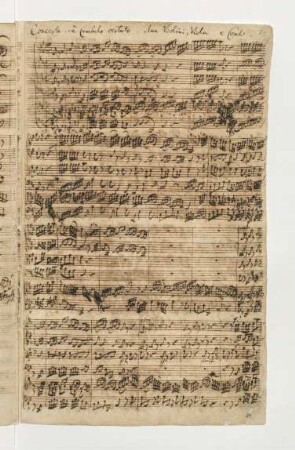 Konzerte; cemb, strings, bc; D-Dur; BWV 1054