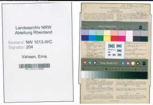 Entnazifizierung Erna Vahsen , geb. 22.04.1900 (Friseuse)