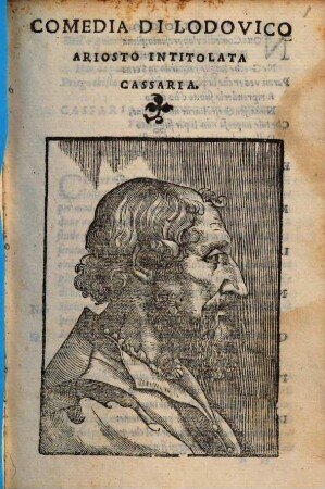 Comedia intitolata Cassaria