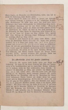 Die albertinische Linie des Hauses Habsburg