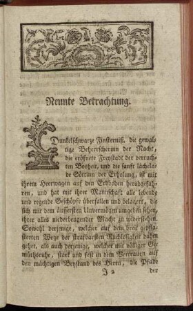 Neunte Betrachtung.