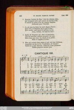 Cantique 191.