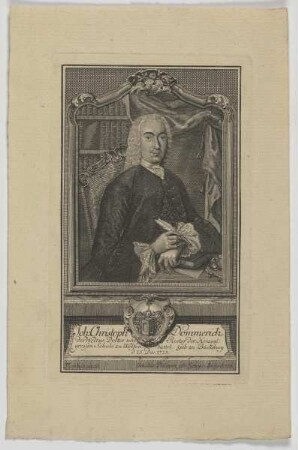 Bildnis des Joh. Christoph Dommerich