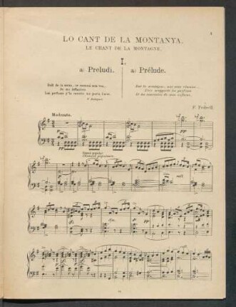 Lo cant de la montanya : Le chant de la montagne
