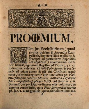 Notae Historicae In Universum Jus Canonicum : Rationibus consentaneis adsertae, Quaestionibus Historico-Critico-Dogmatico-Scholasticis illustratae, munitae. Atque In usum cupidae Legum Sacratiorum Juventutis praecipue directae ..., 1. Continens Notas Historicas Prolegomenales in duos priores Titulos Libri I. Decretalium