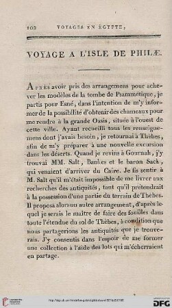 Voyage à l'isle de Phile