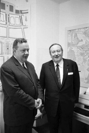 Informationsbesuch des Vizebürgermeisters von Moskau, Boris Alexeewitsch Schelkow, bei der Stadt Karlsruhe.