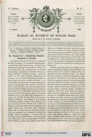 Der Verkauf der v. Quandt'schen Gemälde-Sammlung in Dresden