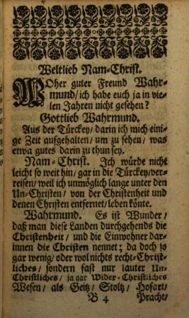 Christ-erbauliches Catechismus-Gespräch