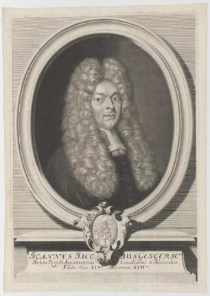 Bildnis des Joannes Jacobus Geiger