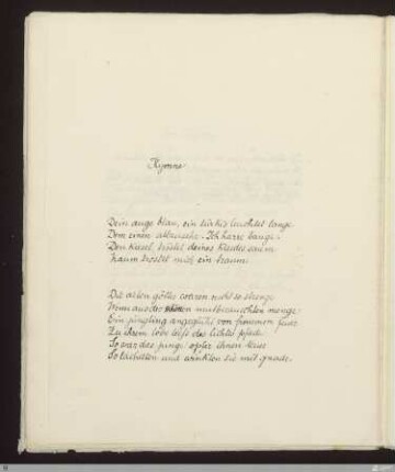 Hymne (Nachthymne) : [SW II: H5(Hymnen)]; [SW II, S. 20/105]