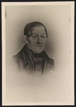 Porträt von Carl Gottlob Römmler (Reproduktion) : Porträt von Carl Gottlob Römmler (Reproduktion einer Lithografie). Dresden: Privatbesitz