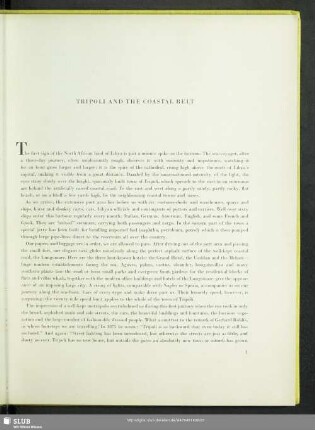 Tripoli And The Coastal Belt