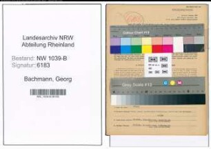 Entnazifizierung Georg Bachmann , geb. 05.11.1903 (Schriftsteller)