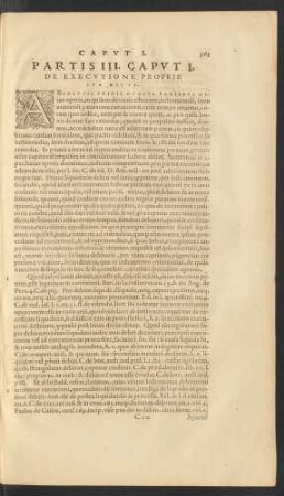 Partis III. Caput I. De Executione Proprie Ita Dicta.