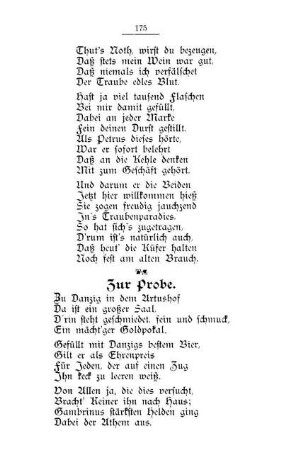 Zur Probe