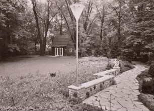 Großer Garten : Reichsgartenschau, Wochenendgarten mit Wochenendhaus