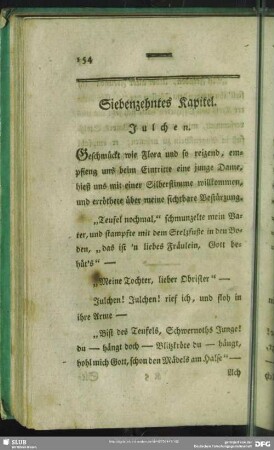 Siebenzehntes Kapitel. Julchen