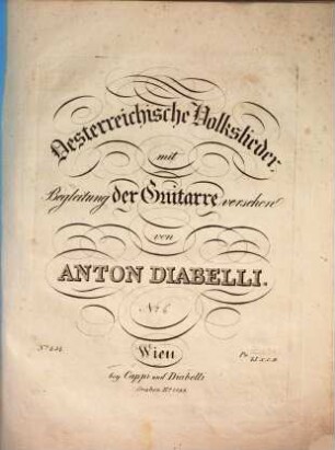 Oesterreichische Volkslieder : mit Begleitung der Guitarre versehen, 6. Frage und Antwort
