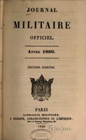 Journal militaire officiel, 1860,2