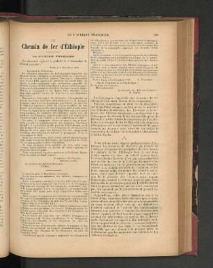 Chemin de fer d'Éthiopie.