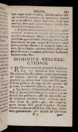 181-187, Hebdomada Resurrectionis.
