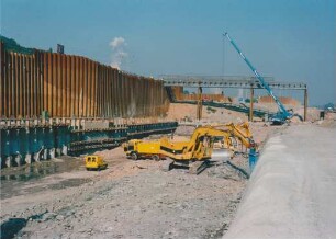 Bau Schleusenanlage Saarbrücken