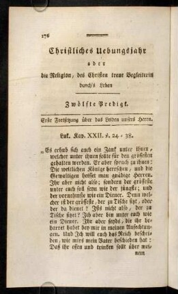 176-191, Zwölfte Predigt