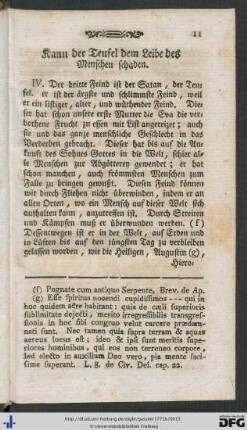 Kann der Teufel dem Leibe des Menschen schaden.