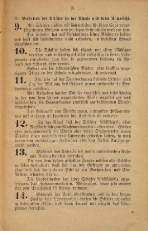 Disciplinar-Satzungen für die Schüler der Realschulen des Königreichs Bayern : Ministerial Ausschreiben v. 18. Juli 1877