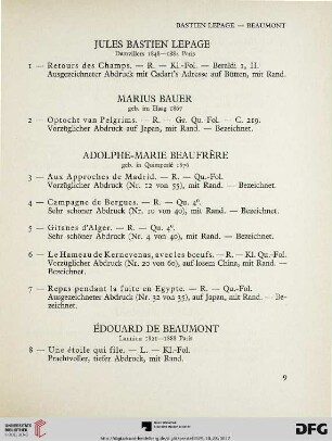 Moderne Graphik (Nr. 1-597)