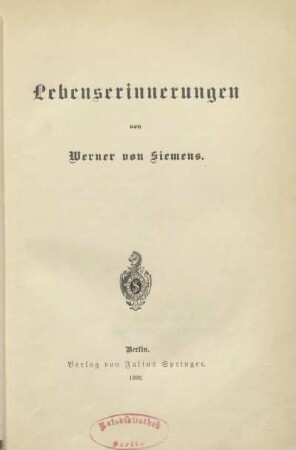 Lebenserinnerungen