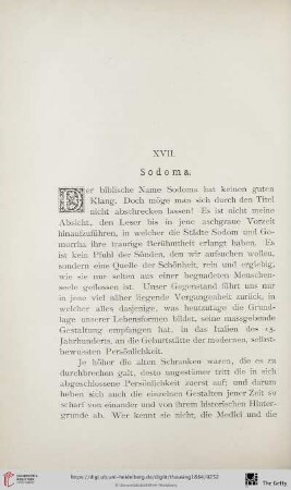 XVII. Sodoma