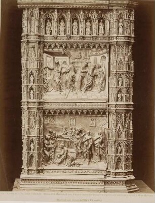 Die rechte Seite des Silberdossale mit der Vita Johannes des Täufers, Museo del Duomo S. Maria del Fiore, Florenz