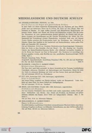 Gemälde der niederländischen und deutschen Schule (Nr. 155-192)