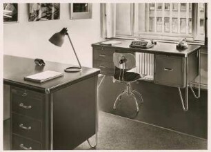 Pohlschröder Büromöbel, Einrichtungsbeispiele von Georg Leowald