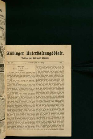 Tübinger Unterhaltungsblatt (Nr. 12)