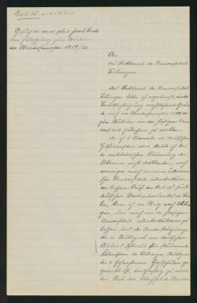 Gesuch des cand. phil. 8.7.1919