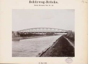 Dortmund-Ems-Kanal. Schürweg-Brücke, Altenrheine: Ansicht