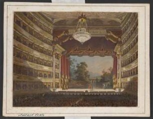 Mailand, Scala, Bühnenansicht