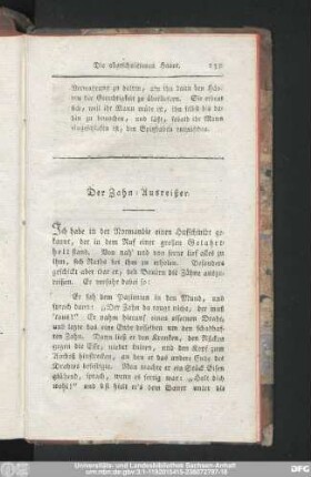 Der Zahn-Ausreißer.