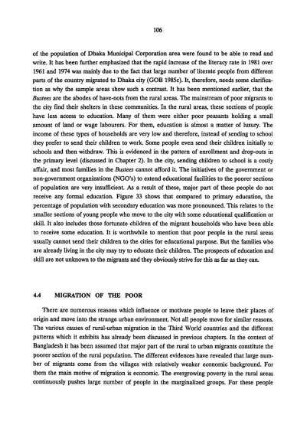 4.4 Migration of the poor
