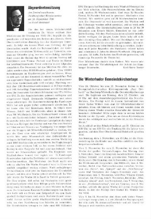 Abgeordnetensitzung