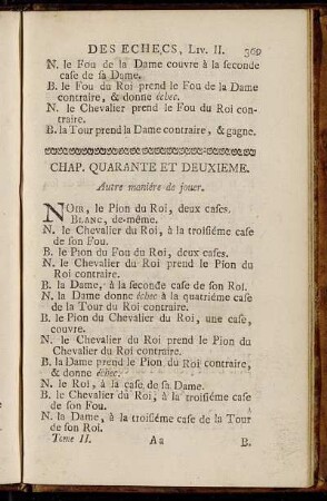 Chap. Quarante Et Deuxieme