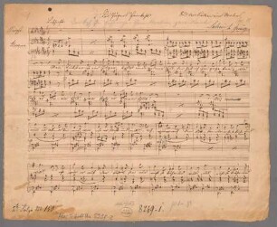 Des Jägers Heimkehr, Singstimme, Klavier, op. 11/1 - BSB Mus.Schott.Ha 8538-2
