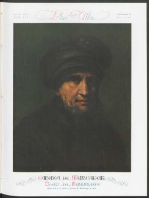 "Cabeza de mercador", óleo de Rembrandt
