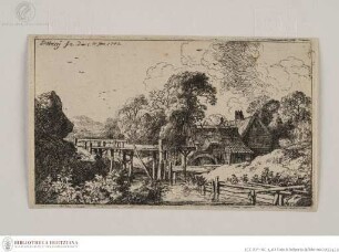 Die Mühle mit dem hohen Gerinne